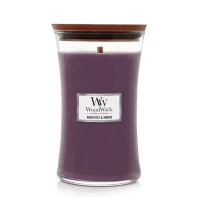 Amethyst & Amber Large Candle
