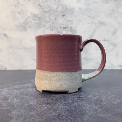 Dusty Pink Footie Pottery Mug