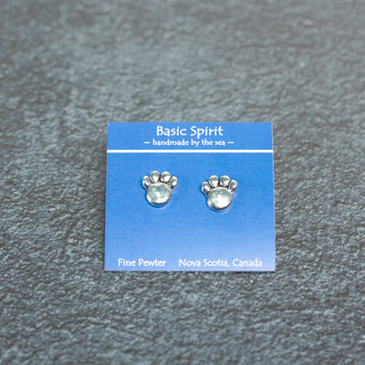 Paw Print Stud Earrings - Basic Spirit