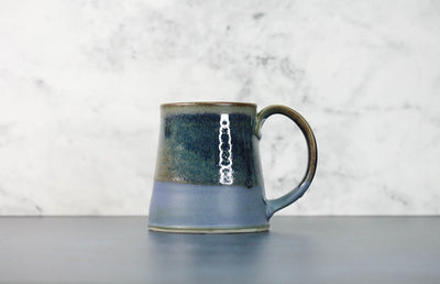 Ship Blue Mug - Clay and Unlimited Possibilities
