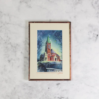 St. Andrew’s Presbyterian “Kirk” Framed Print by Cynthia Noel
